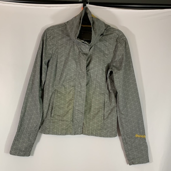 Bench Grey & Yellow Zip Up Waterproof Jacket - Picture 2 of 13
